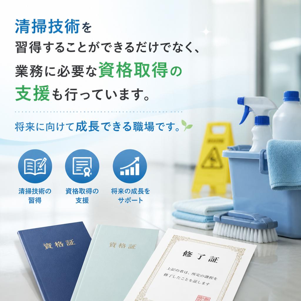 キャリアアップと資格取得サポート