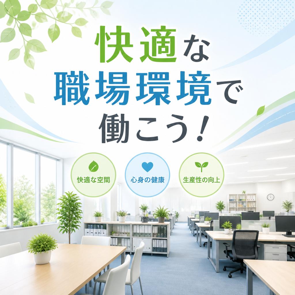 快適な職場環境で働こう！