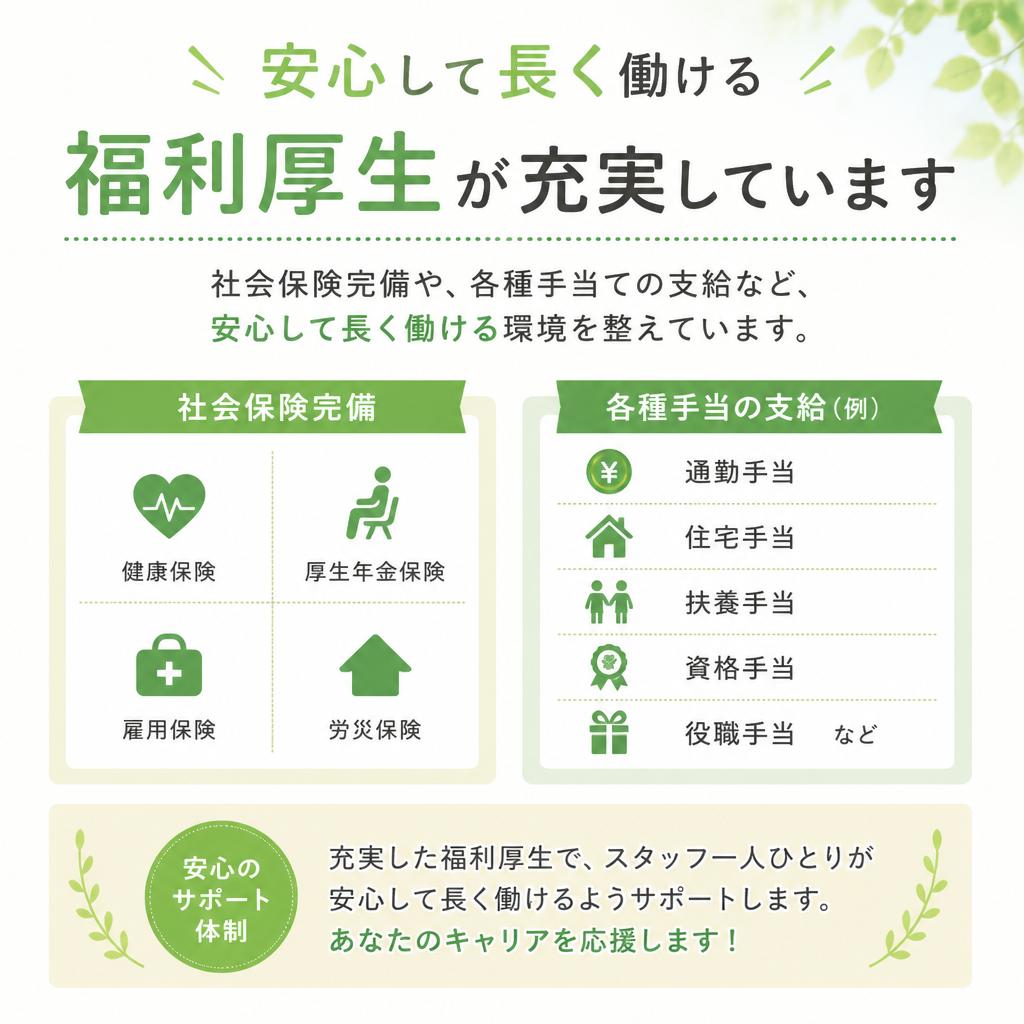 4. 充実した福利厚生